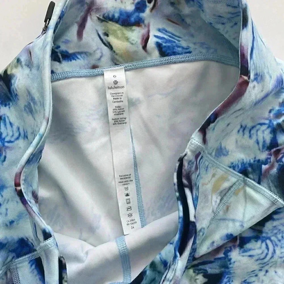Lululemon Wunder Under Exposure Multi Print, Size 6, 7/8 Length - Picture 3 of 8